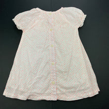 Load image into Gallery viewer, Girls Bebe by Minihaha, lined lightweight cotton dress, EUC, size 0, L: 40cm
