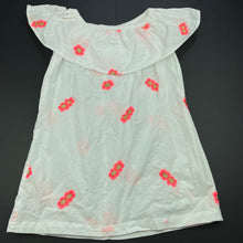 Load image into Gallery viewer, Girls Cotton On, embroidered lightweight cotton floral dress, GUC, size 3, L: 53cm