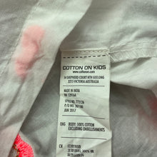 Load image into Gallery viewer, Girls Cotton On, embroidered lightweight cotton floral dress, GUC, size 3, L: 53cm