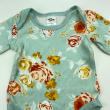 Load image into Gallery viewer, Girls Baby Berry, floral cotton bodysuit / romper, FUC, size 00,
