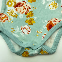 Load image into Gallery viewer, Girls Baby Berry, floral cotton bodysuit / romper, FUC, size 00,