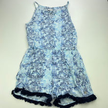 Load image into Gallery viewer, Girls Piping Hot, lightweight summer playsuit, FUC, size 8,