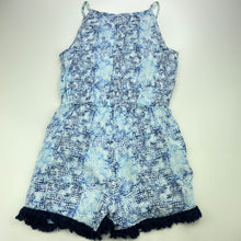 Load image into Gallery viewer, Girls Piping Hot, lightweight summer playsuit, FUC, size 8,