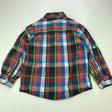 Load image into Gallery viewer, Boys Tu, checked cotton long sleeve shirt, FUC, size 4-5,