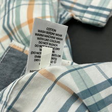 Load image into Gallery viewer, Boys Target, checked lightweight cotton short sleeve shirt, EUC, size 7,