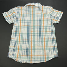 Load image into Gallery viewer, Boys Target, checked lightweight cotton short sleeve shirt, EUC, size 7,