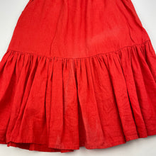 Load image into Gallery viewer, Girls Cotton On, orange casual summer dress, fade marks on back, FUC, size 6, L: 68cm