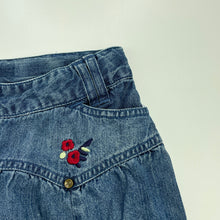 Load image into Gallery viewer, Girls Jack & Milly, cotton lined denim bubble skirt, adjustable, L: 35cm, GUC, size 8,