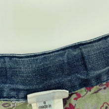 Load image into Gallery viewer, Girls Jack & Milly, cotton lined denim bubble skirt, adjustable, L: 35cm, GUC, size 8,