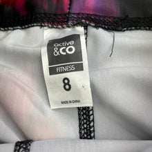 Load image into Gallery viewer, Girls Active & Co, cropped sports / activewear leggings, Inside leg: 48cm, GUC, size 8,