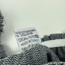 Load image into Gallery viewer, Girls Sellfie Kids, grey & white stripe jumpsuit, Inside leg: 43cm, FUC, size 8,