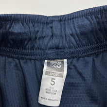 Load image into Gallery viewer, Boys Active & Co, navy sports shorts, elasticated, FUC, size 5,
