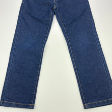 Load image into Gallery viewer, Boys Clothing & Co, dark denim jeans, adjustable, Inside leg: 54cm, EUC, size 7,