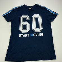 Load image into Gallery viewer, Girls LC Waikiki, navy t-shirt / top, care labels removed, GUC, size 8-9,