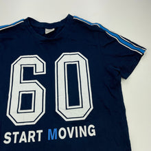 Load image into Gallery viewer, Girls LC Waikiki, navy t-shirt / top, care labels removed, GUC, size 8-9,