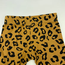 Load image into Gallery viewer, unisex Baby Berry, stretchy animal print leggings / bottoms, GUC, size 000,