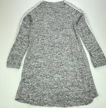Load image into Gallery viewer, Girls Milkshake, stretchy lightweight knit long sleeve dress, GUC, size 8, L: 67cm