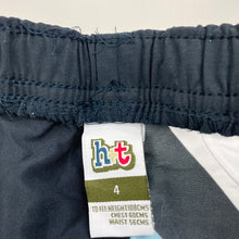 Load image into Gallery viewer, Boys H&T, lightweight board shorts, elasticated, FUC, size 4,
