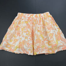Load image into Gallery viewer, Girls Cotton On, lined lightweight cotton skirt, elasticated, L: 30.5cm, GUC, size 7,