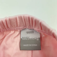 Load image into Gallery viewer, Girls Baby Solutions, pink cotton pants / bottoms, elasticated, FUC, size 0000,