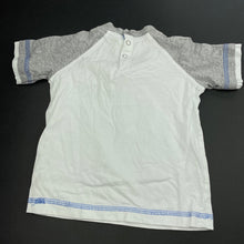 Load image into Gallery viewer, Boys Target, white & grey t-shirt / top, FUC, size 0,