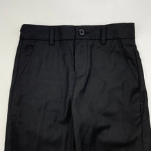 Load image into Gallery viewer, Boys Brooklyn Industries, black suit / formal pants, adjustable, Inside leg: 44cm, EUC, size 4,