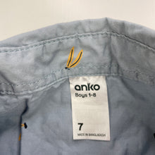 Load image into Gallery viewer, Boys Anko, cotton short sleeve shirt, bananas, FUC, size 7,