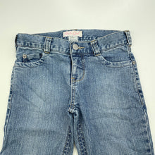 Load image into Gallery viewer, Girls Hula Girl, cropped stretch denim pants, W: 62cm, Inside leg: 41cm, GUC, size 8,
