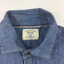 Load image into Gallery viewer, Boys Next, cotton lightweight denim short sleeve shirt, GUC, size 7