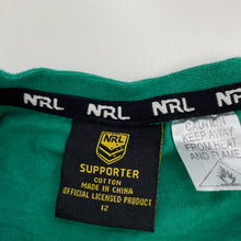 Load image into Gallery viewer, unisex NRL Official, Rabbitohs cotton pyjama t-shirt / top, GUC, size 12,