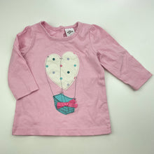 Load image into Gallery viewer, Girls Baby Berry, pink cotton long sleeve t-shirt / top, FUC, size 00,