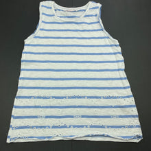 Load image into Gallery viewer, Girls Just Jeans, blue & white stripe cotton top, FUC, size 8,