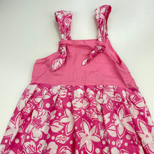 Load image into Gallery viewer, Girls BAMBLUE CANA, lightweight floral cotton summer dress, EUC, size 8, L: 69cm