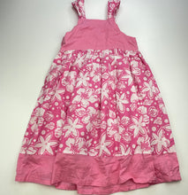 Load image into Gallery viewer, Girls BAMBLUE CANA, lightweight floral cotton summer dress, EUC, size 8, L: 69cm
