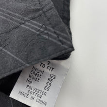 Load image into Gallery viewer, Boys Fun Spirit, lightweight short sleeve shirt, skulls, top button missing, FUC, size 7,