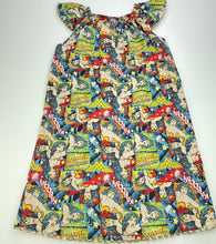 Load image into Gallery viewer, Girls Wonder Woman, cotton casual dress, armpit to armpit: 42cm, no size label, GUC, size 10-12, L: 72cm