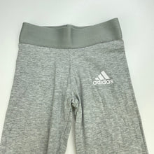 Load image into Gallery viewer, Girls Adidas, sports / activewear leggings, elasticated, Inside leg: 43cm, FUC, size 5-6,