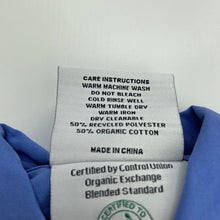 Load image into Gallery viewer, Boys My Organic Uniform, short sleeve school shirt, marks front & sleeves, FUC, size 4,