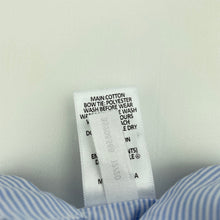 Load image into Gallery viewer, Boys Target, lightweight cotton long sleeve shirt, bowtie affixed, EUC, size 0,