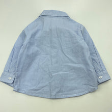 Load image into Gallery viewer, Boys Target, lightweight cotton long sleeve shirt, bowtie affixed, EUC, size 0,