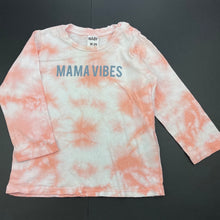 Load image into Gallery viewer, Girls Cotton On, tie dyed cotton long sleeve t-shirt / top, GUC, size 2,