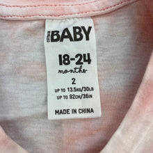 Load image into Gallery viewer, Girls Cotton On, tie dyed cotton long sleeve t-shirt / top, GUC, size 2,