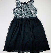 Load image into Gallery viewer, Girls Designer Kidz, lined party dress, small hole back hem, FUC, size 12, L: 70cm