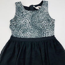 Load image into Gallery viewer, Girls Designer Kidz, lined party dress, small hole back hem, FUC, size 12, L: 70cm