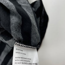 Load image into Gallery viewer, Girls Milkshake, grey & black cotton long sleeve dress, EUC, size 8, L: 66cm