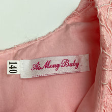 Load image into Gallery viewer, Girls Ai Meng Baby, lined floral lace & tulle party dress, armpit to armpit: 34cm, GUC, size 10, L: 71cm