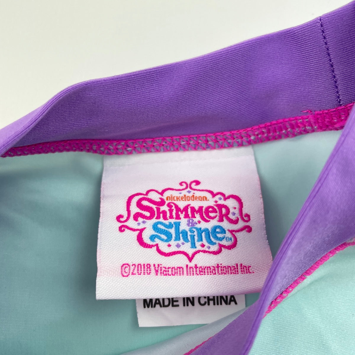 Shimmer Shine Short Sleeve Rashie Swim Top EUC Size 3 shimmer-shine-short-sleeve-rashie-swim-top-euc-size-3