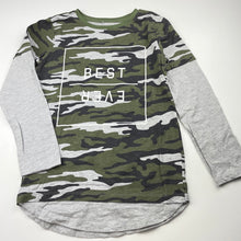 Load image into Gallery viewer, Boys Anko, camo print long sleeve t-shirt / top, FUC, size 7,