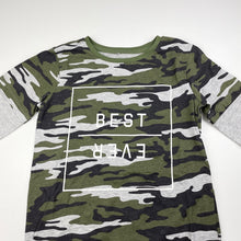 Load image into Gallery viewer, Boys Anko, camo print long sleeve t-shirt / top, FUC, size 7,
