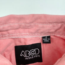 Load image into Gallery viewer, Boys ABCD Industrie, lightweight cotton short sleeve shirt, GUC, size 2,
